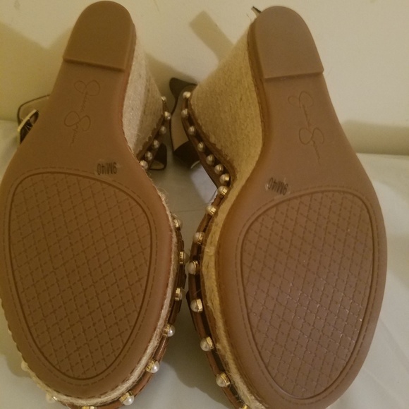 Jessica Simpson Aeralin Wedge Slingback Sandals - Picture 4 of 5